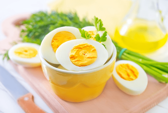 Hard -boiled eggs