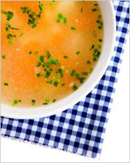 dietary dish vegetable broth for lazy